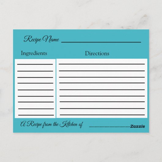 Blumenzettel Postkarte (Rückseite)