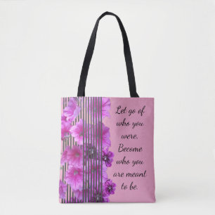 Blumenzettel Tasche
