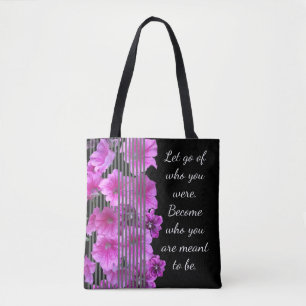 Blumenzettel Tasche