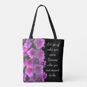 Blumenzettel Tasche (Rückseite)