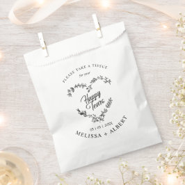 Blumenzettel und Branchen Herzenslust Geschenktütchen