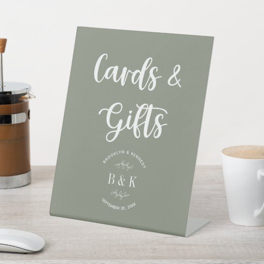 Blumenzettel und -geschenke sockelschild (In SItu)