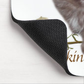 Blumenzeus-Spitz-Liebe denkt an Sie! Mousepad (Ecke)