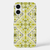 Blumenziegel in grün Case-Mate iPhone hülle (Rückseite)