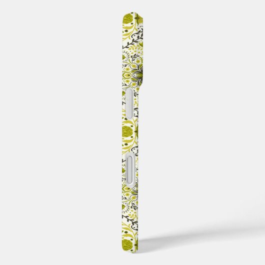 Blumenziegel in grün Case-Mate iPhone hülle (Rückseite / Rechts)