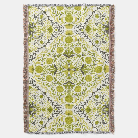 Blumenziegel in grün decke (Vorderseite Vertikal)