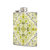 Blumenziegel in grün flachmann (Links)