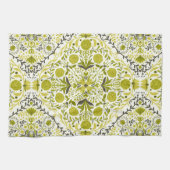 Blumenziegel in grün geschirrtuch (Horizontal)