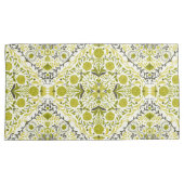 Blumenziegel in grün kissenbezug (Vorderseite-Rechts)