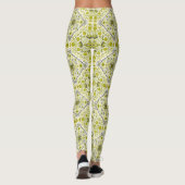 Blumenziegel in grün leggings (Rückseite)