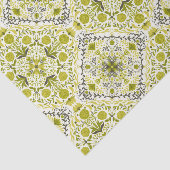 Blumenziegel in grün seidenpapier (Ausschnitt)