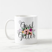 Blumenziel-Empfänger-Tasse Kaffeetasse (Links)