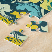Blumenzierkunst: Nahtloses Vintages Design Puzzle (Seite)