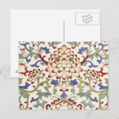 Blumenzierkunst Postkarte (Vorne/Hinten)