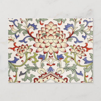 Blumenzierkunst Postkarte