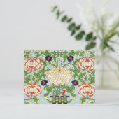 Blumenzierkunst Postkarte (Stehend Vorderseite)