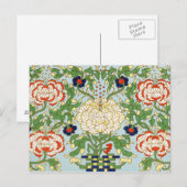 Blumenzierkunst Postkarte (Vorne/Hinten)