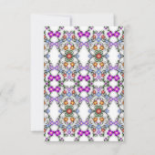 Blumenziermädchen und Rose RSVP Karte (Vorderseite)