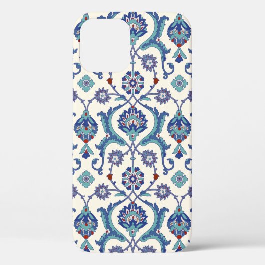 Blumenziermuster. Traditionelle arabische Naht Case-Mate iPhone Hülle (Rückseite)