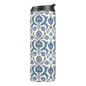 Blumenziermuster. Traditionelle arabische Naht Thermosbecher (Nach links gedreht)