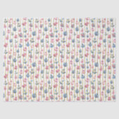 Blumenzinnpapier Seidenpapier (Vorderseite)