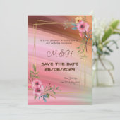 Blumenzitat Einladung (Stehend Vorderseite)