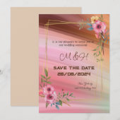 Blumenzitat Einladung (Vorne/Hinten)