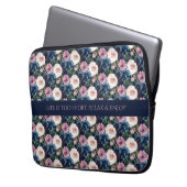 Blumenzitat Laptopschutzhülle (Vorderseite Links)