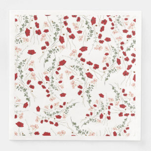 Blumenzubehör für Party Serviette