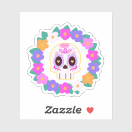 Blumenzucker-Blume Aufkleber