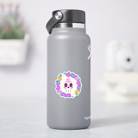 Blumenzucker-Blume Aufkleber (HydroFlask)