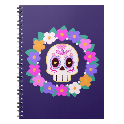 Blumenzucker-Blume Notizblock (Vorderseite)