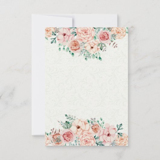 Blumenzucker & Gewürze & Alles Nette Babydusche Einladung (Rückseite)