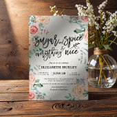 Blumenzucker & Gewürze & Alles Nette Babydusche Einladung