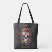 Blumenzuckercreme Süße 16 Geburtstag Tasche (Rückseite)