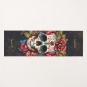 Blumenzuckercreme Süße 16 Geburtstag Yogamatte (Vorderseite (Horizontal))