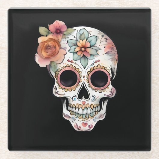 Blumenzuckerfest Glasuntersetzer (Vorderseite)