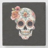 Blumenzuckerfest Steinuntersetzer (Vorderseite)