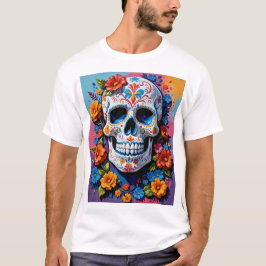 Blumenzuckerkultur T - Shirt für Kreativ