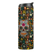 Blumenzuckermuster Thermosbecher (Nach links gedreht)