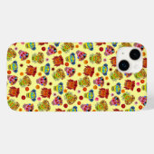 Blumenzuckerschädel Case-Mate iPhone Hülle (Rückseite (Horizontal))