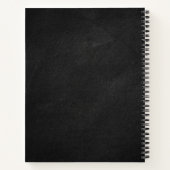 Blumenzuckerschädel Notizblock (Rückseite)