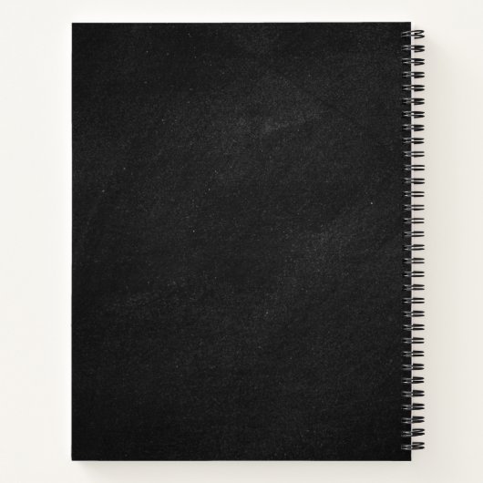 Blumenzuckerschädel Notizblock (Rückseite)