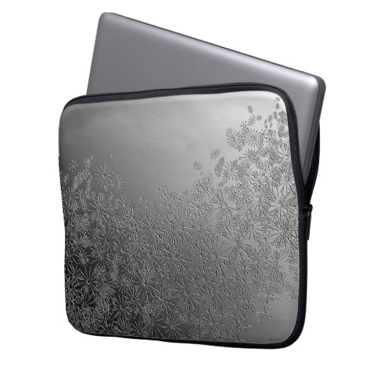 Blumenzusammenfassung Laptopschutzhülle (Vorderseite Links)