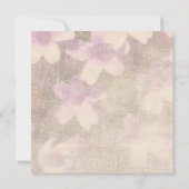 Blumenzweig auf Hochzeit einladen mit Umschlag Des Einladung (Rückseite)