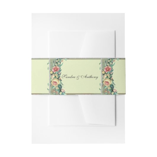 Blumenzwiebelband Einladungsbanderole (Vorderseite Beispiel)