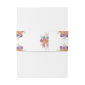 Blumenzwiebelband Einladungsbanderole (Rückseitenbeispiel)