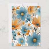 Blumenzwiebelblume Einladung (Rückseite)