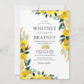 Blumenzwiebelblume Einladung (Vorderseite)