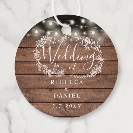 Blumenzwiebelblumen Geschenkanhänger (Rückseite)